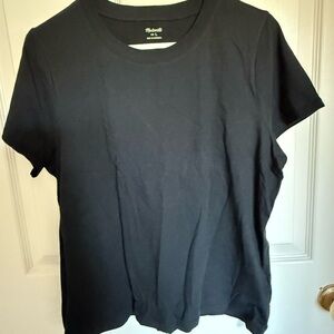 Madewell Black Women's T-Shirt. Size L. NWT.